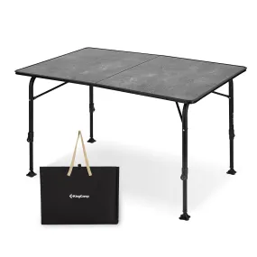 KingCamp Meteoritem P10 Fiberglass Camping Table with Sliding Rail System