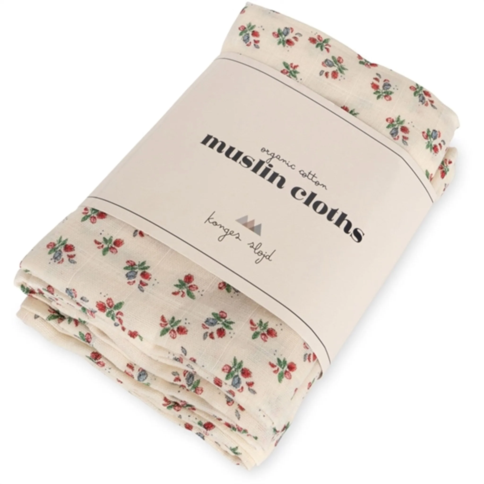 Konges Sløjd Muslin Cloth 3-pack Fleur Tricolore