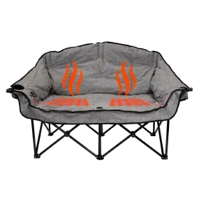 Kuma Outdoor Gear - Bear Buddy Heated Chair with Bluetooth - Heather Grey