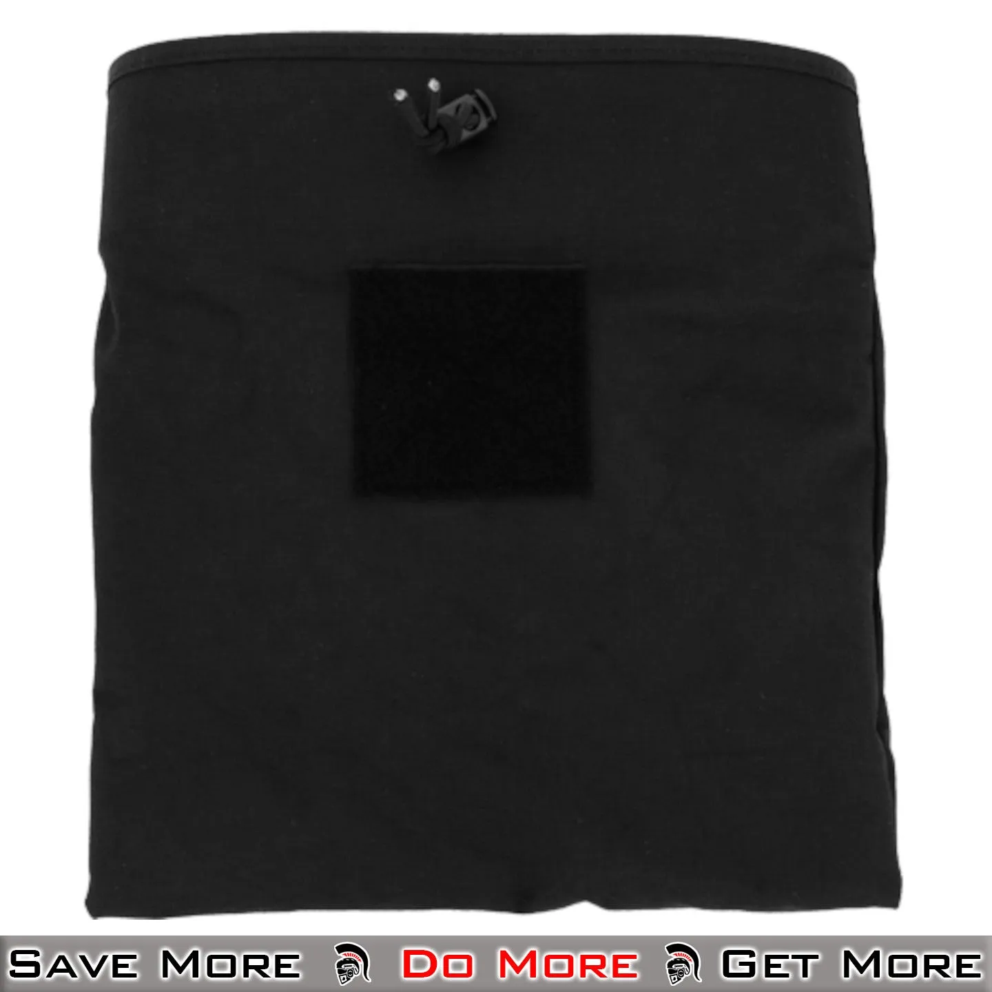 Lancer Tactical Airsoft Nylon Large Foldable Dump Pouch - Black MOLLE Tactical Airsoft Pouches