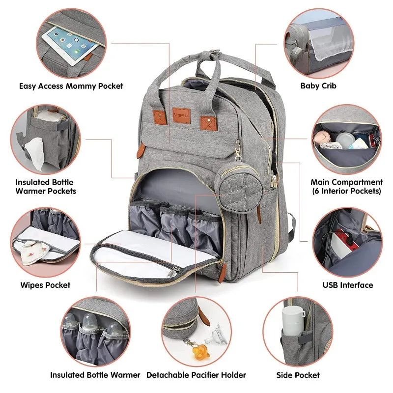 Large Capacity Nappy Travel Bag