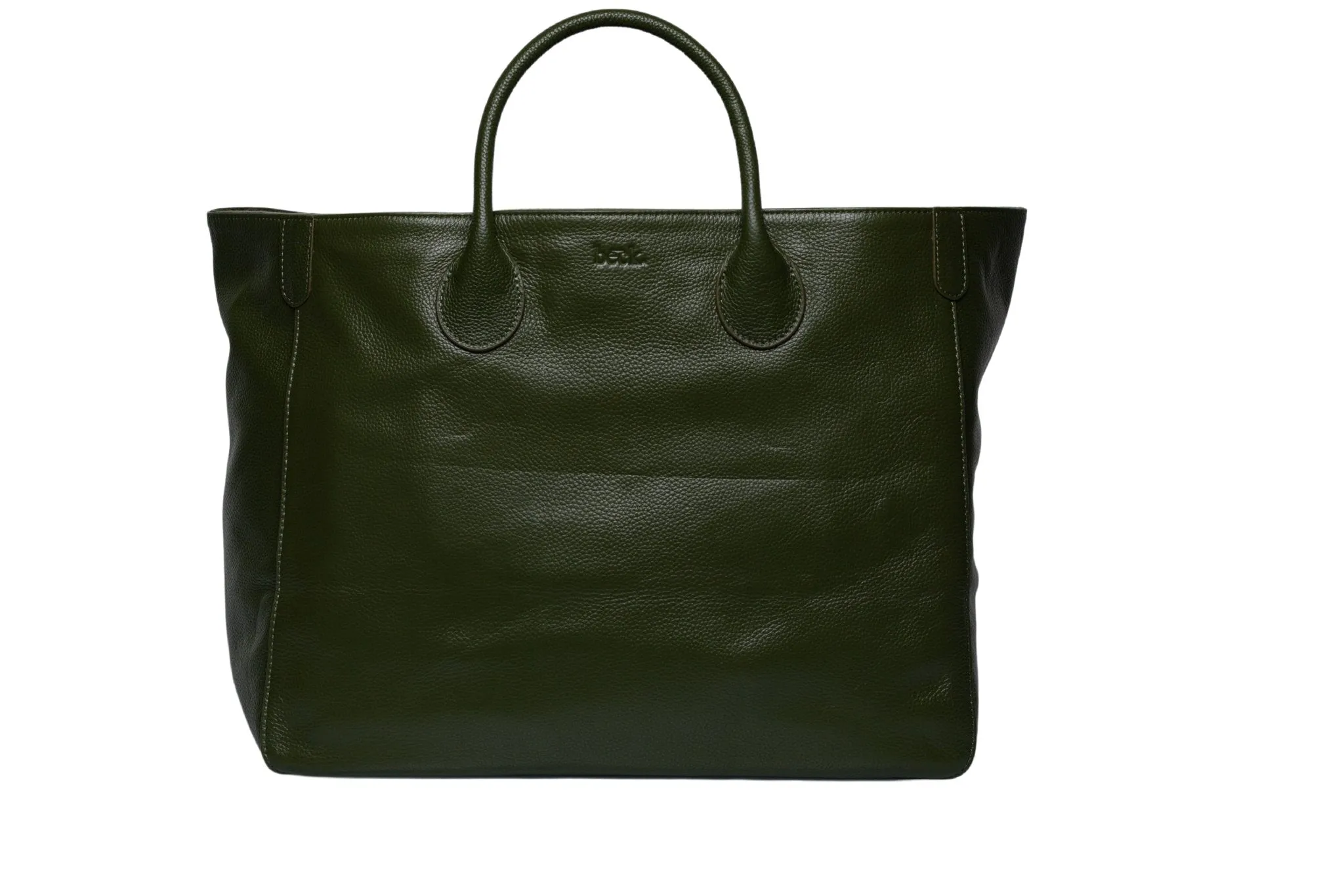 Large Classic Leather Beck Bag