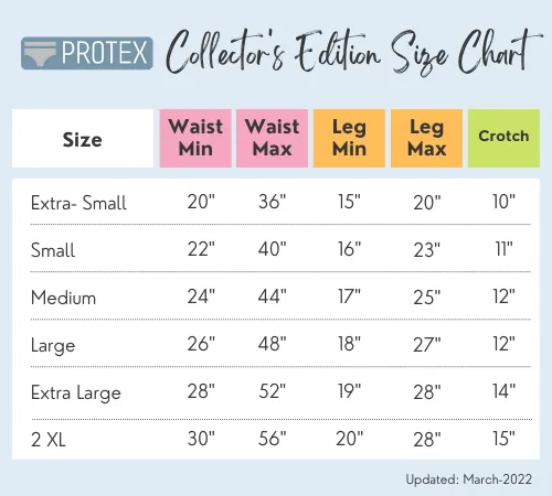 LAST CALL, only 2 sizes left: Protex Collector's Edition - Flexible Clear