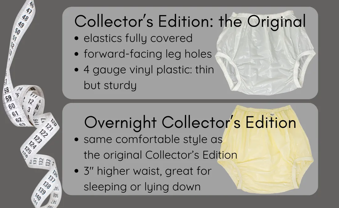 LAST CALL, only 2 sizes left: Protex Collector's Edition - Flexible Clear