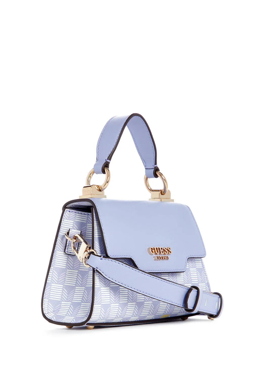 Lavender Logo Hallie Mini Bag