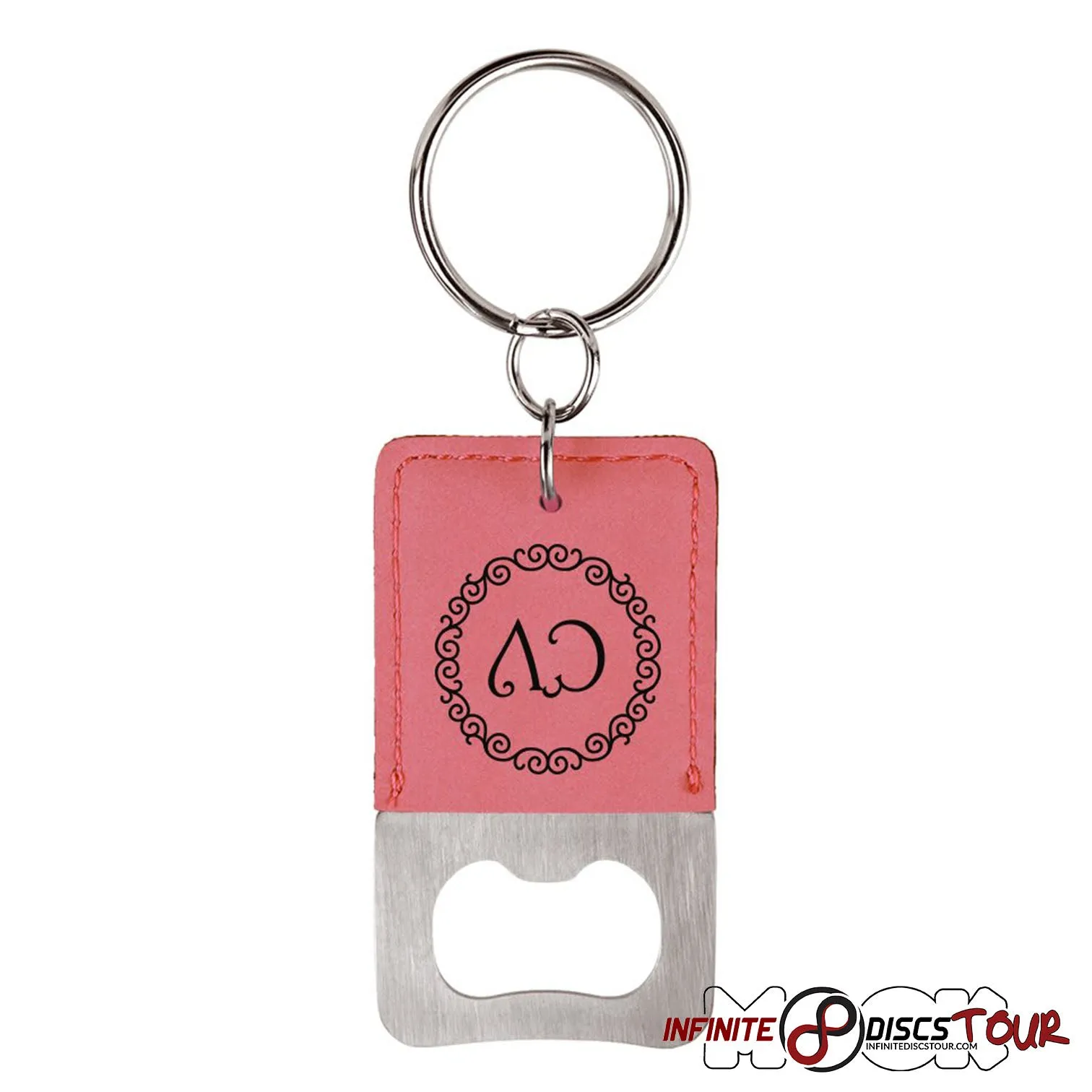 Leather Bottle Opener Bag Tag