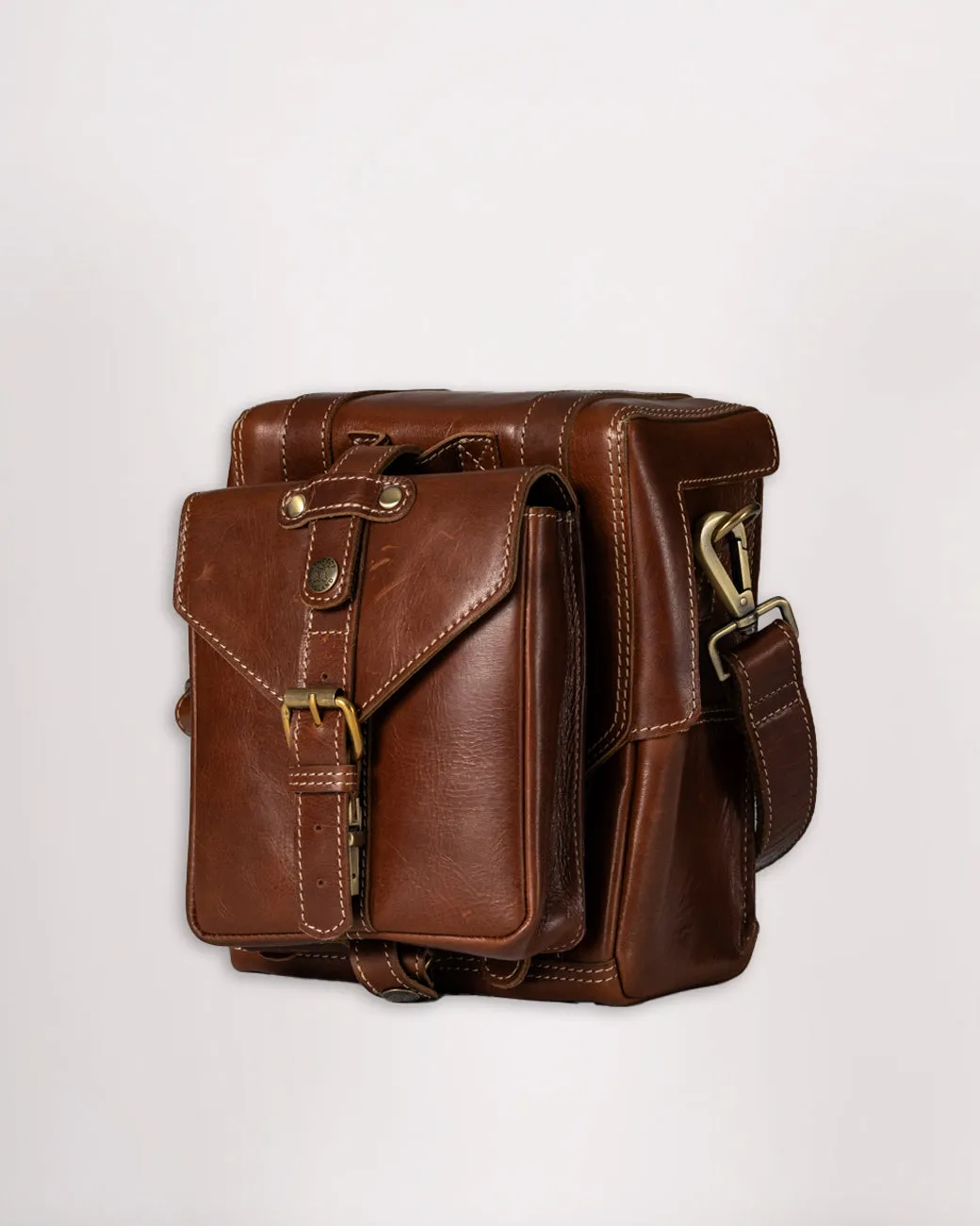 Leather Tank Bag - Large