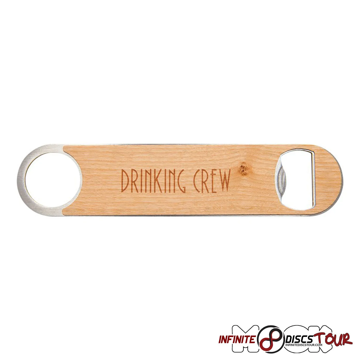 Leatherette Bottle Opener Bag Tags