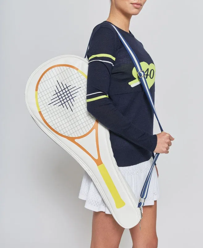 L'Etoile Racquet Cover - White/Yellow