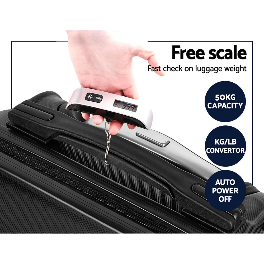 Lightweight 2pc TSA Lock Luggage Set, 360° Spinner - Wanderlite