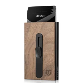 LORZOR Slim Wallet with Money Clip