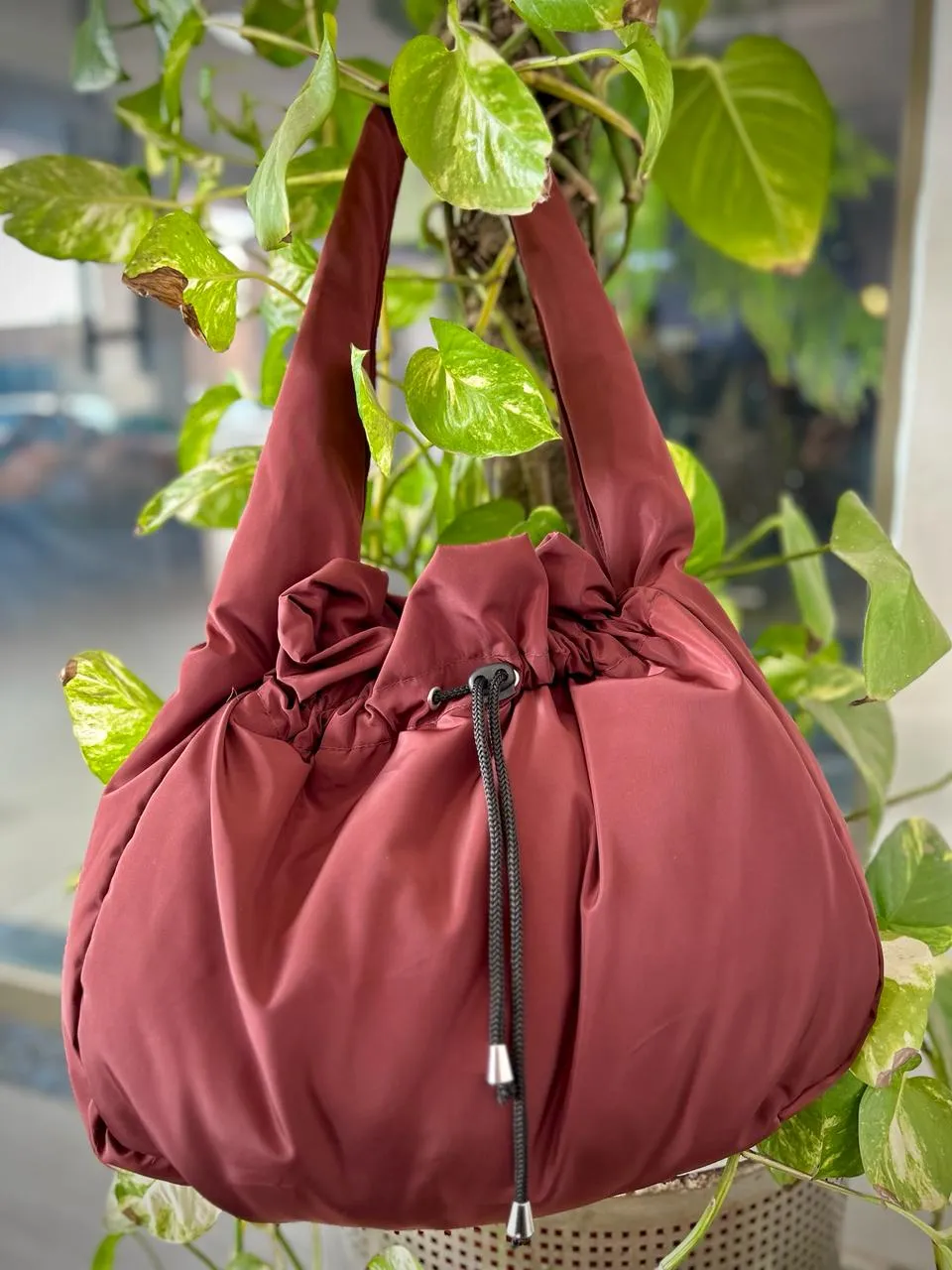 Maisy Ruched Hobo Bag