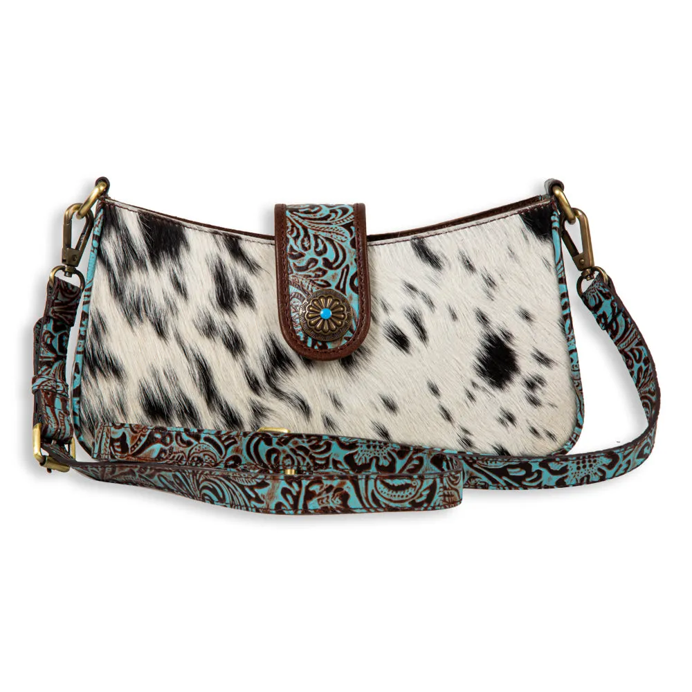 Marta Plains Hair-On Hide Leather Hairon Bag