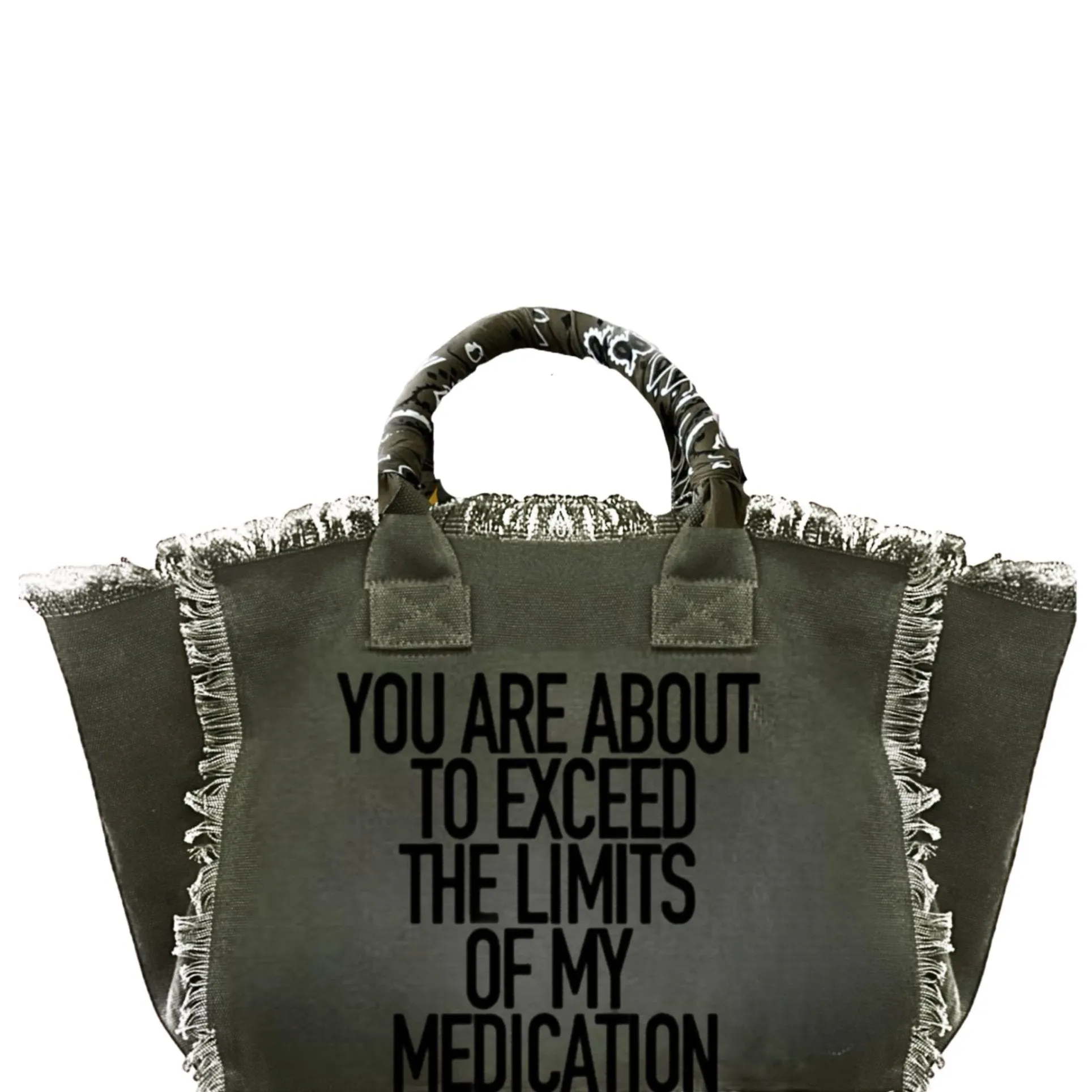 Medication Fringe Canvas Bag