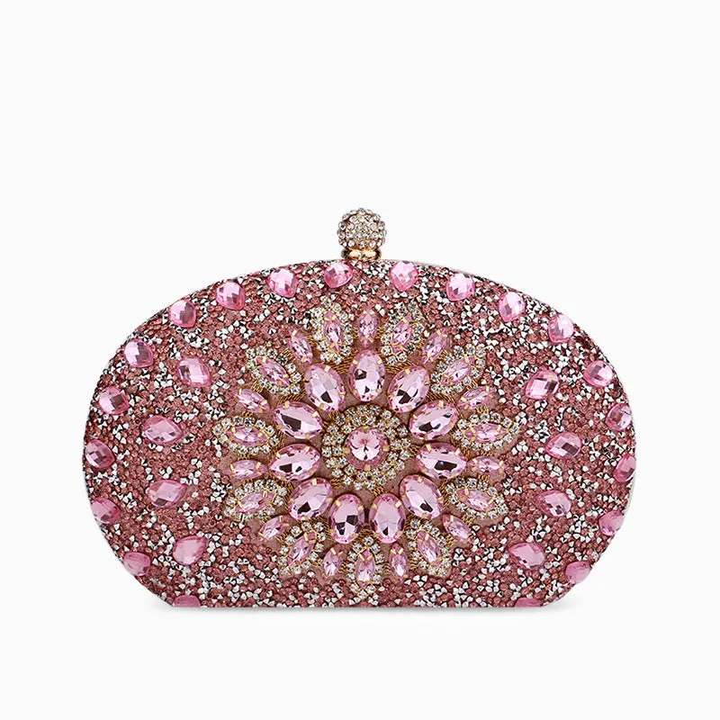 Meghan Diamond Encrusted Clutch Bag