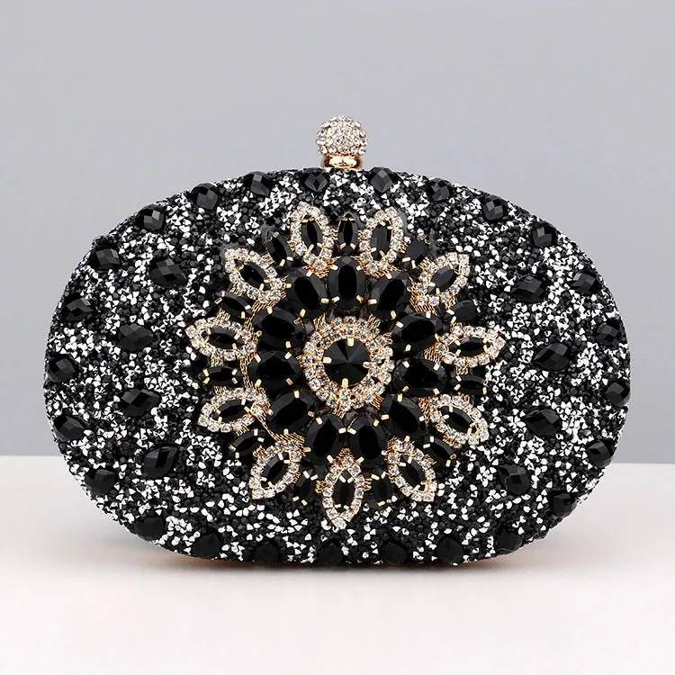 Meghan Diamond Encrusted Clutch Bag