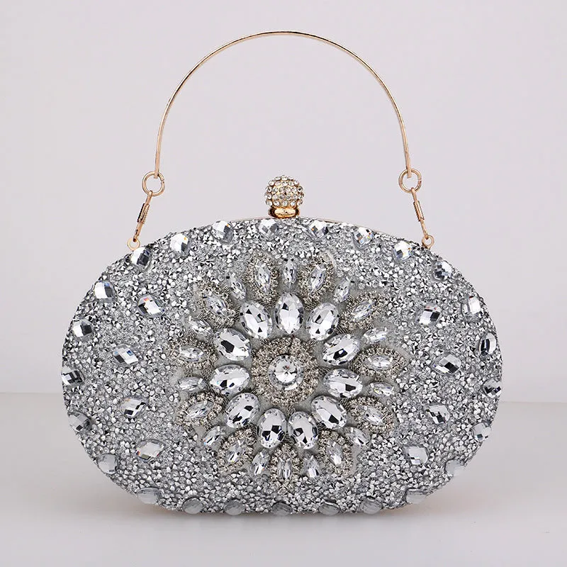 Meghan Diamond Encrusted Clutch Bag