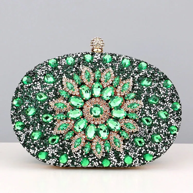 Meghan Diamond Encrusted Clutch Bag