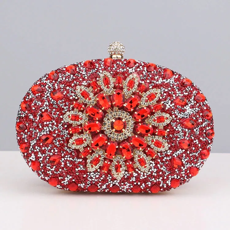 Meghan Diamond Encrusted Clutch Bag