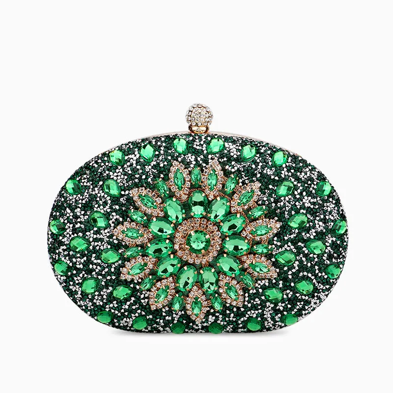 Meghan Diamond Encrusted Clutch Bag