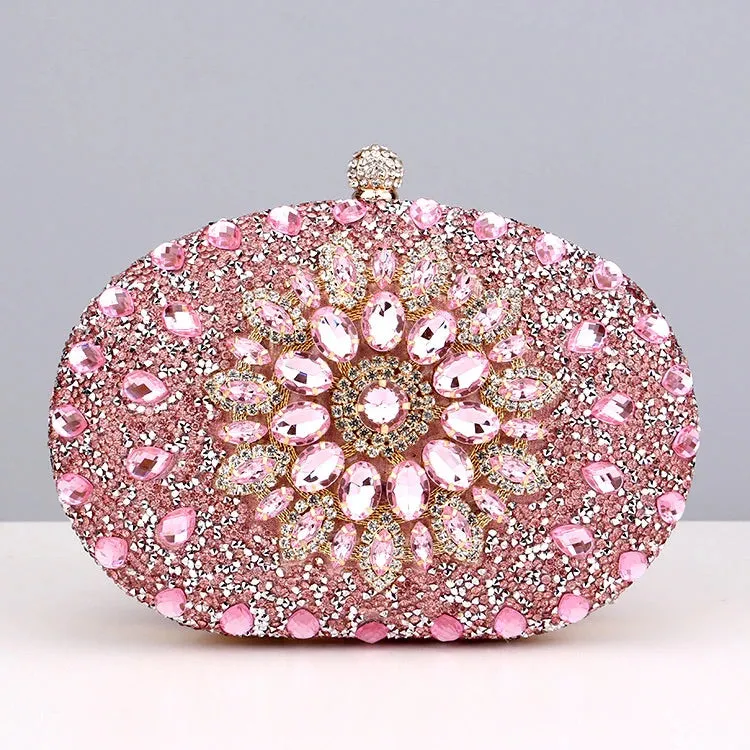 Meghan Diamond Encrusted Clutch Bag