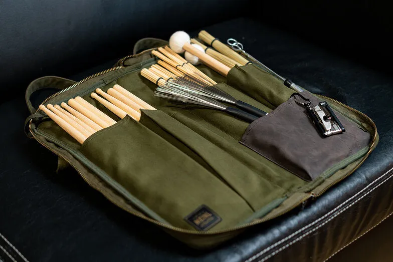 MEINL Waxed Canvas Stick Bag - FOREST GREEN