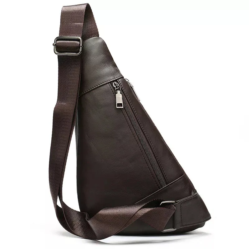 Men's Leather Sling Bag