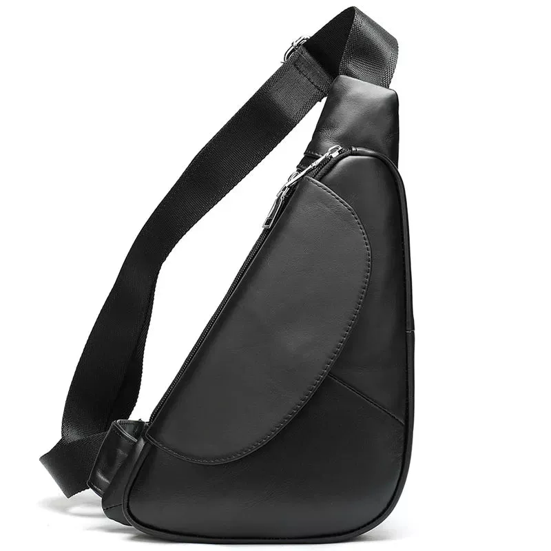 Men's Leather Sling Bag