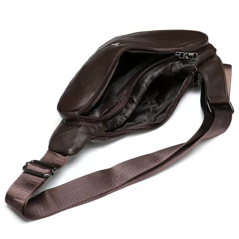 Men's Leather Sling Bag