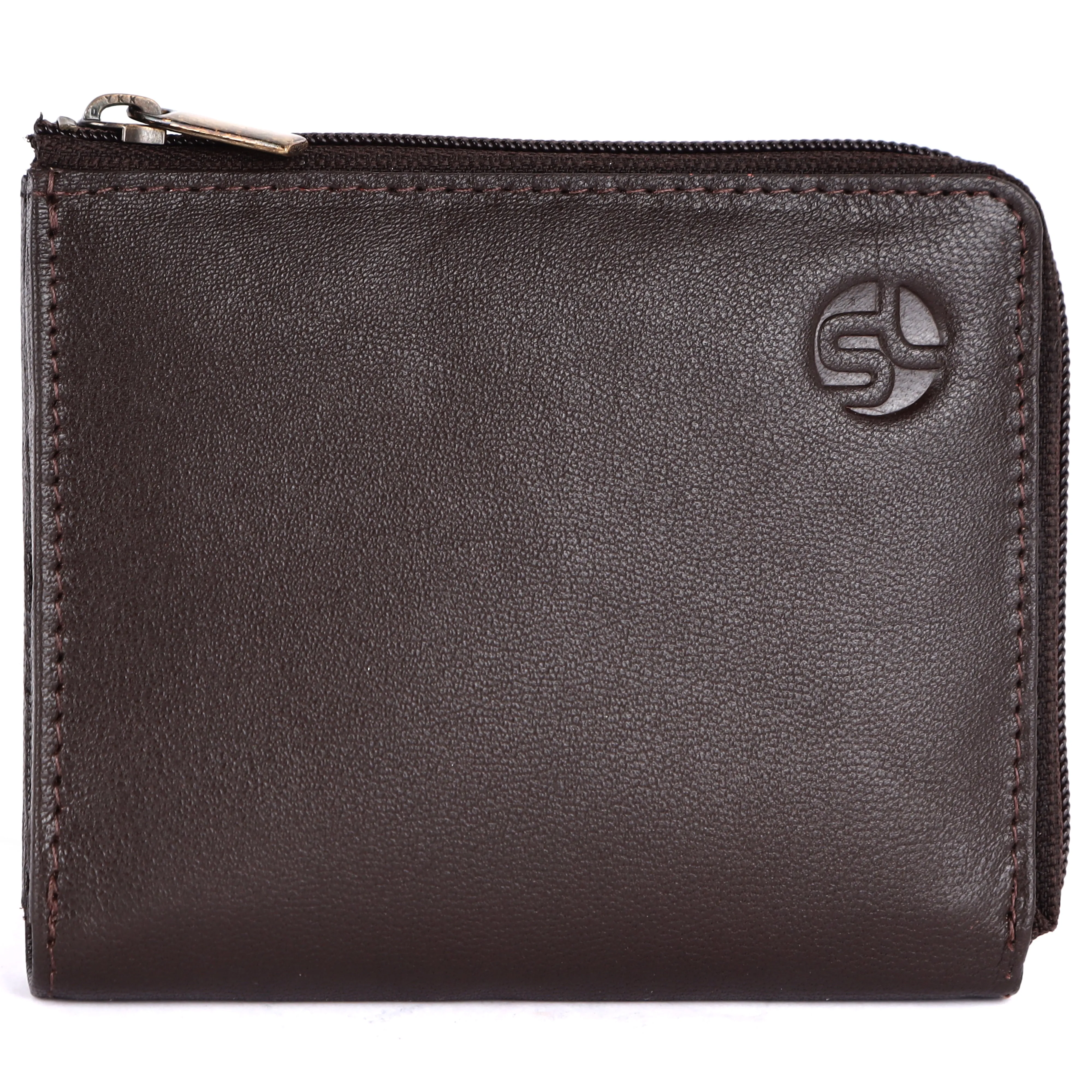 MENS LEATHER WALLET (RFID) 93715 (BROWN)