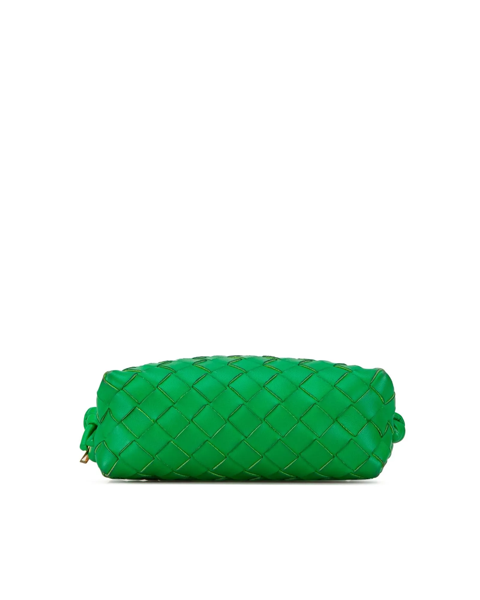 Mini Nappa Intrecciato Woven Leather Crossbody Bag