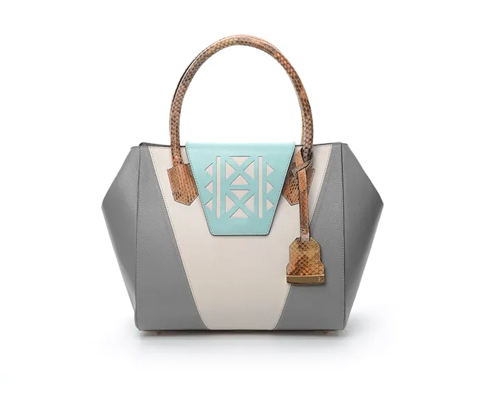 Mint & Grey Ashley Tote