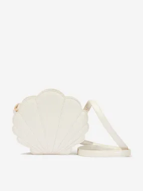 Molo Girls Shell Crossbody Bag in White (19 cm)