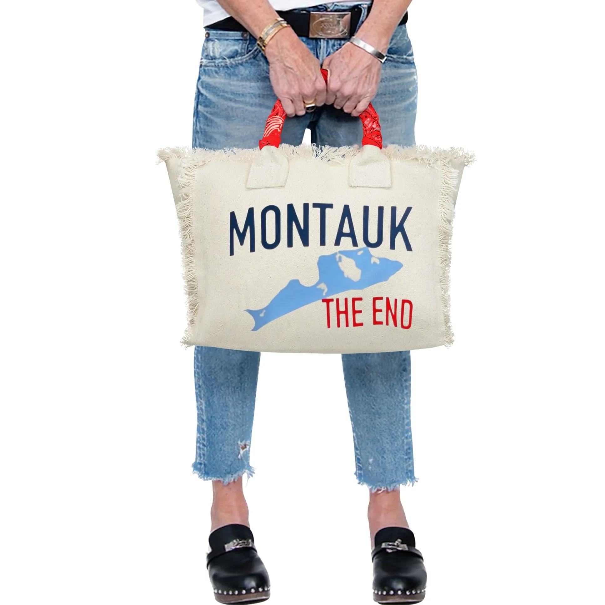 Montauk Fringe Canvas Bag