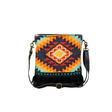 Myra Bag: "ANCESTRAL SUN SHOULDER BAG"