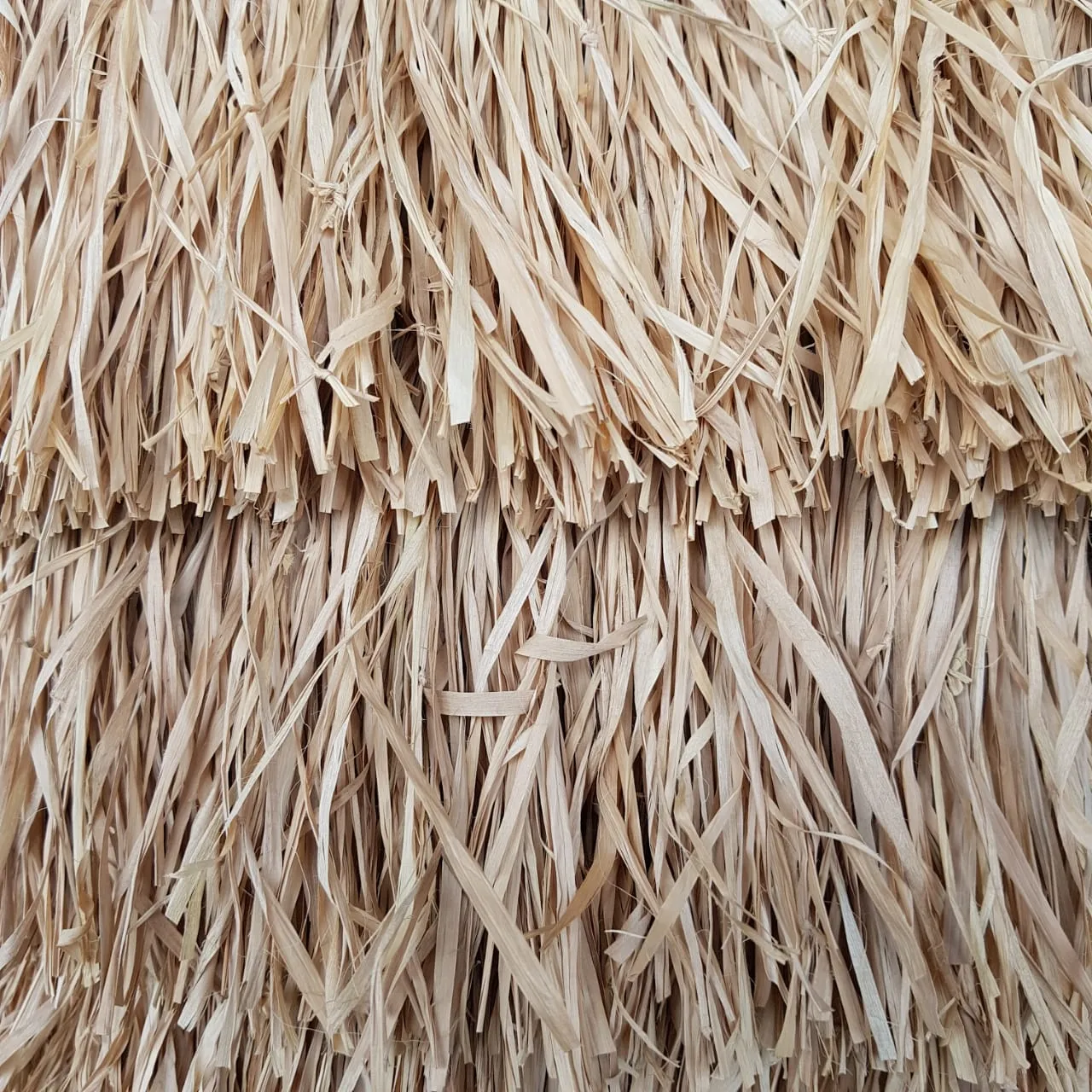 Natural Long Fringe Straw Grass Bag