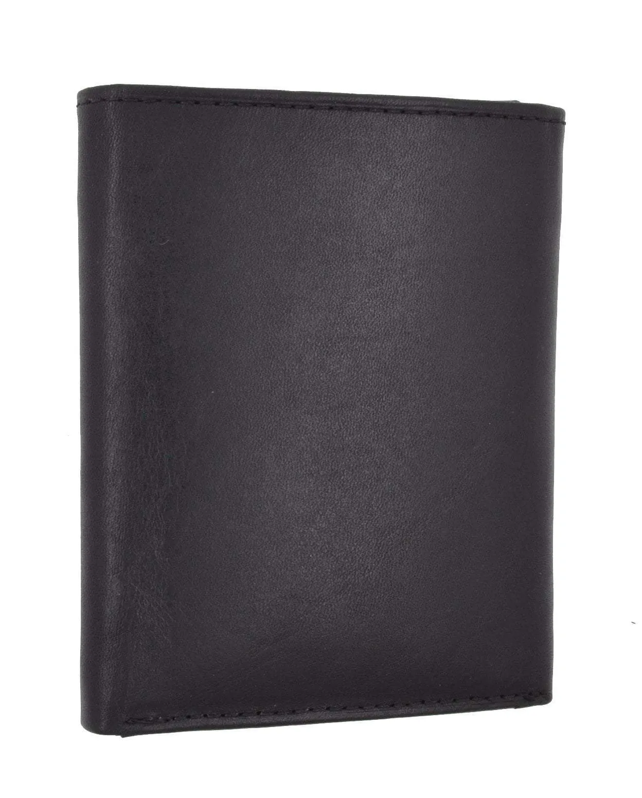 New Cavelio Mens Genuine Leather ID Card Bill Holder Trifold Wallet 731107 (C)