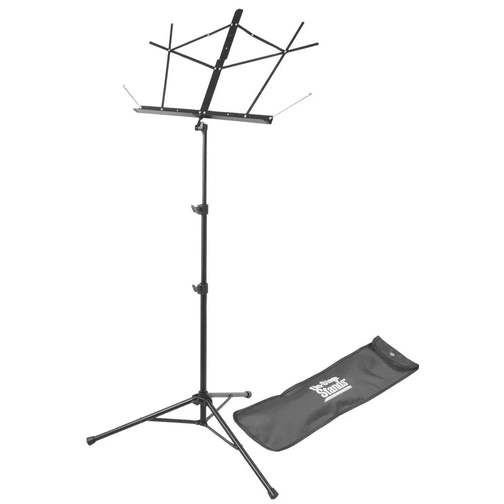 On-Stage Tubular Tripod Base Music Stand ~ Inc. Bag