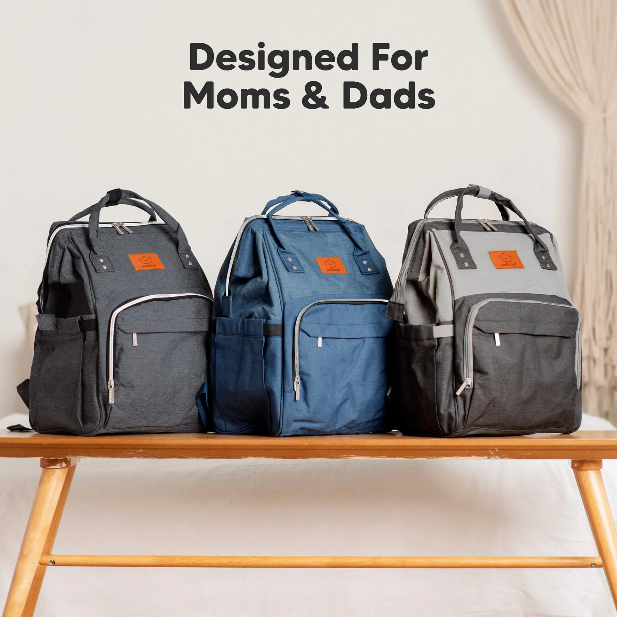 Original Diaper Bag (Marine Blue)