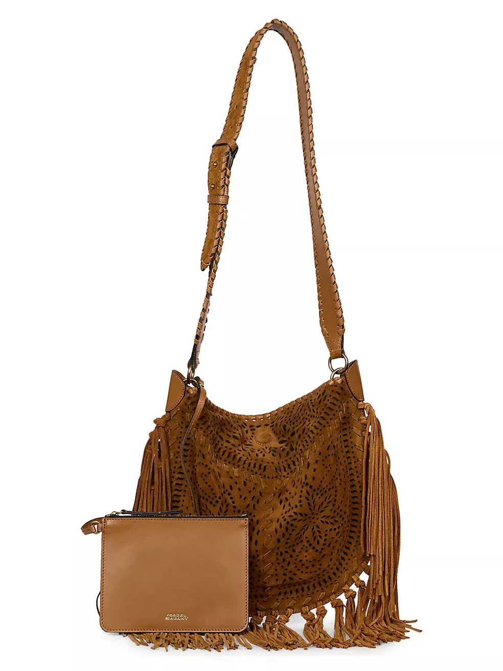 Oskan Soft Suede Shoulder Bag