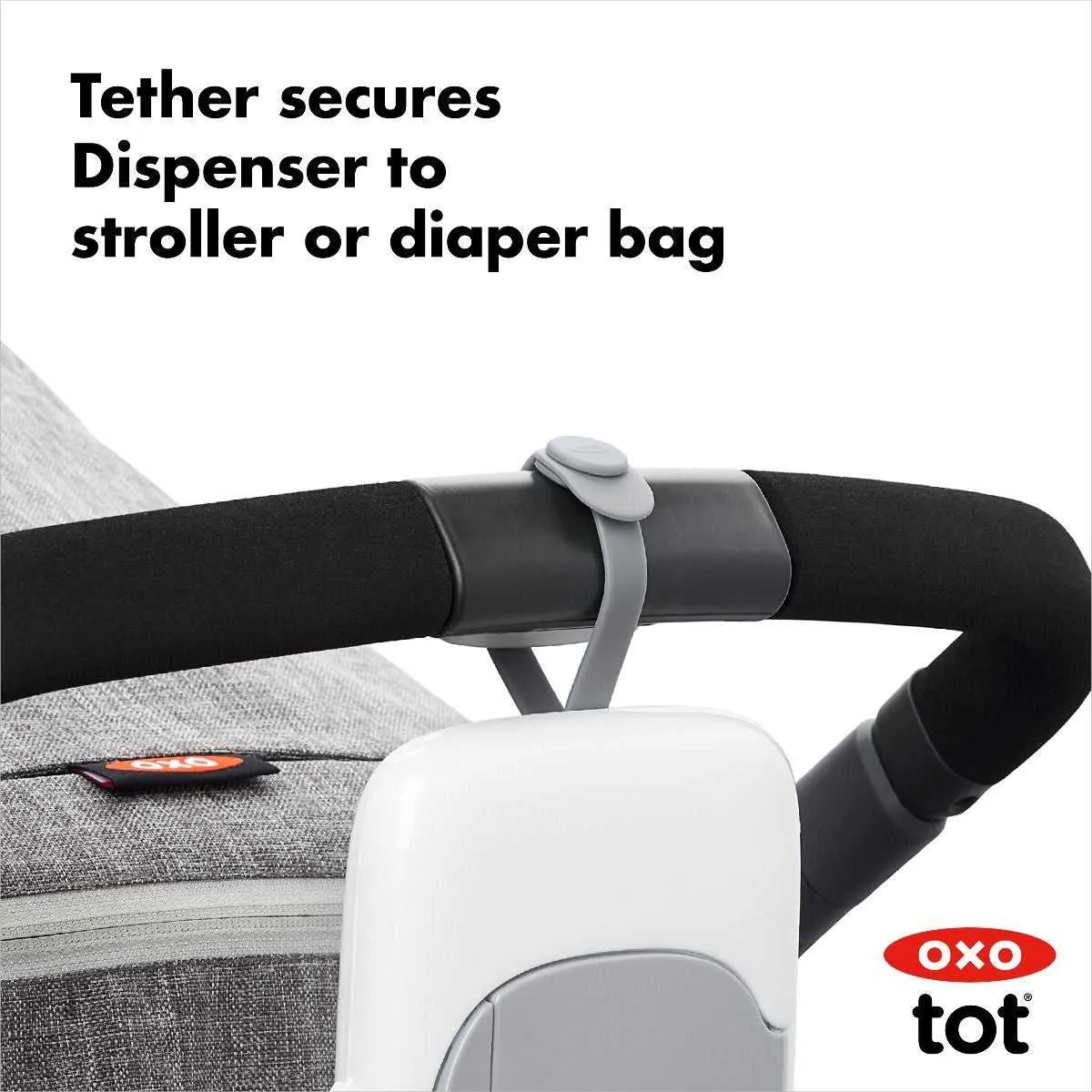 OXO TOT On the Go Wipes Dispenser - Grey