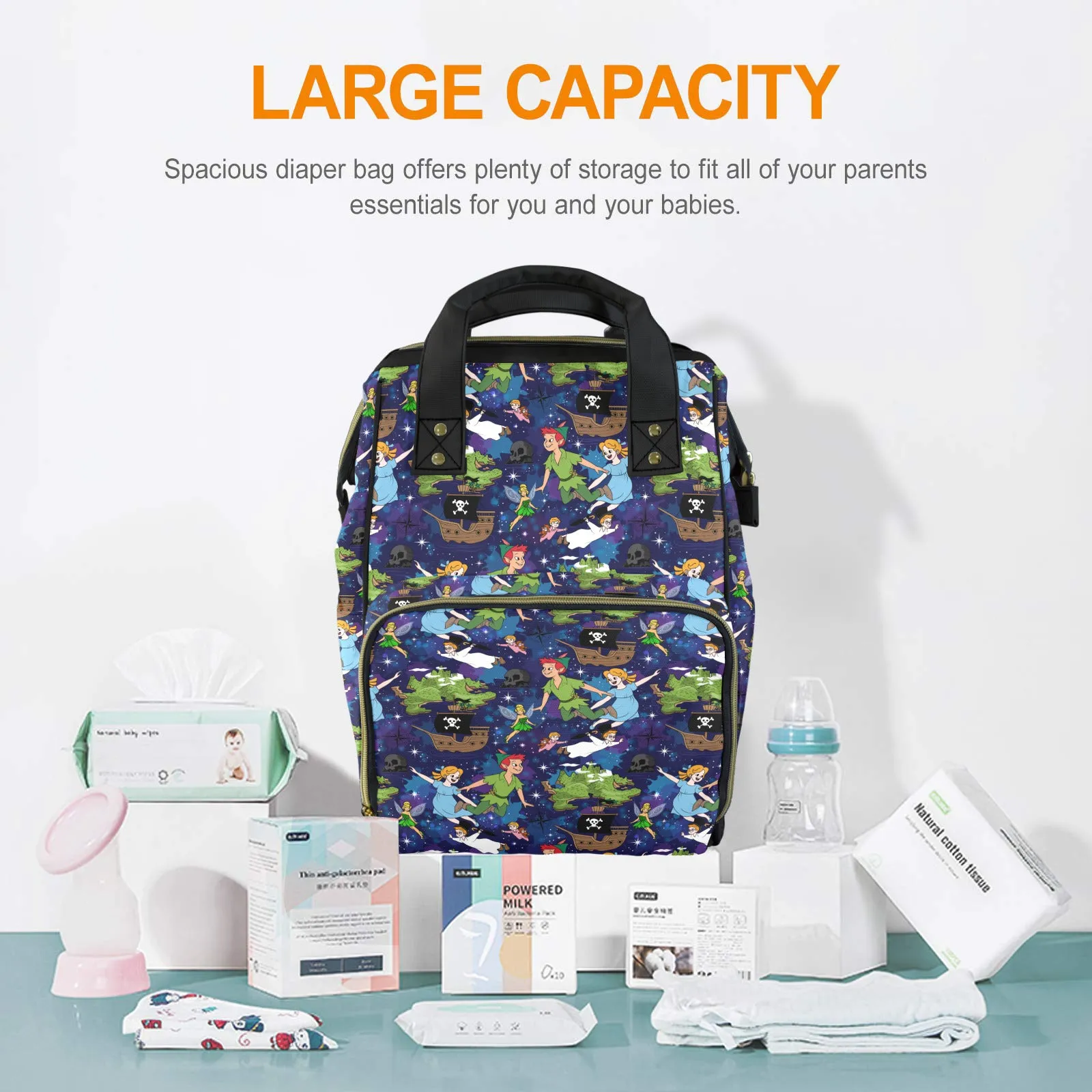 Peter Pan Multi-Function Diaper Bag