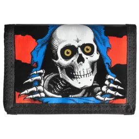 Powell Peralta Ripper Trifold Wallet - Blue/Red