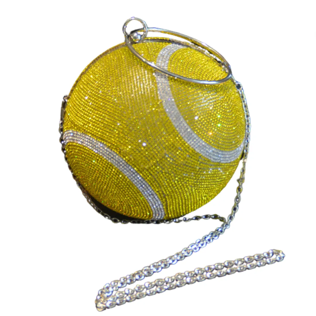 Pre Order: Rhinestone Tennis Dinner Crossbody Bag