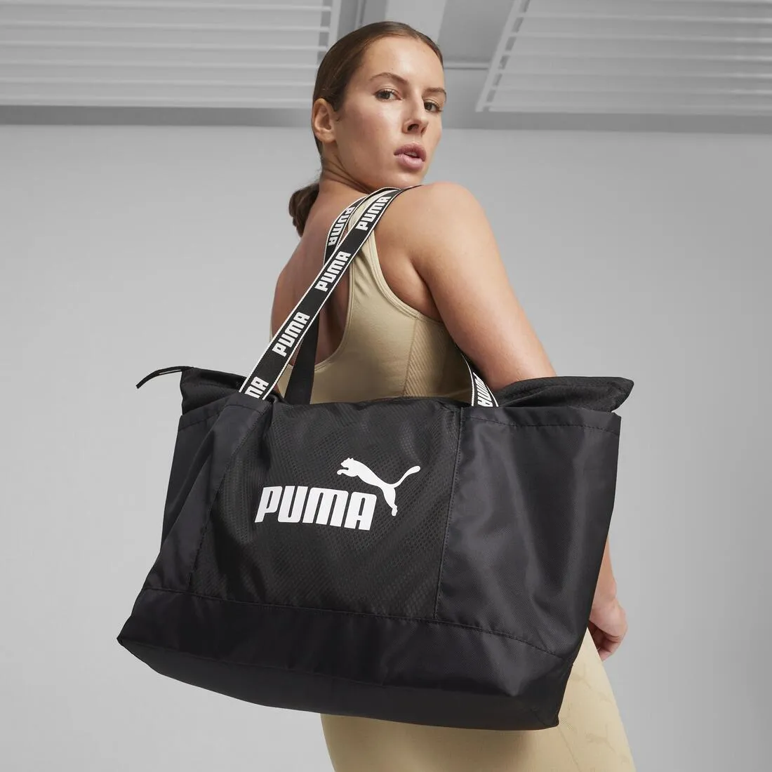 PUMA Core Base Large Shopper Black