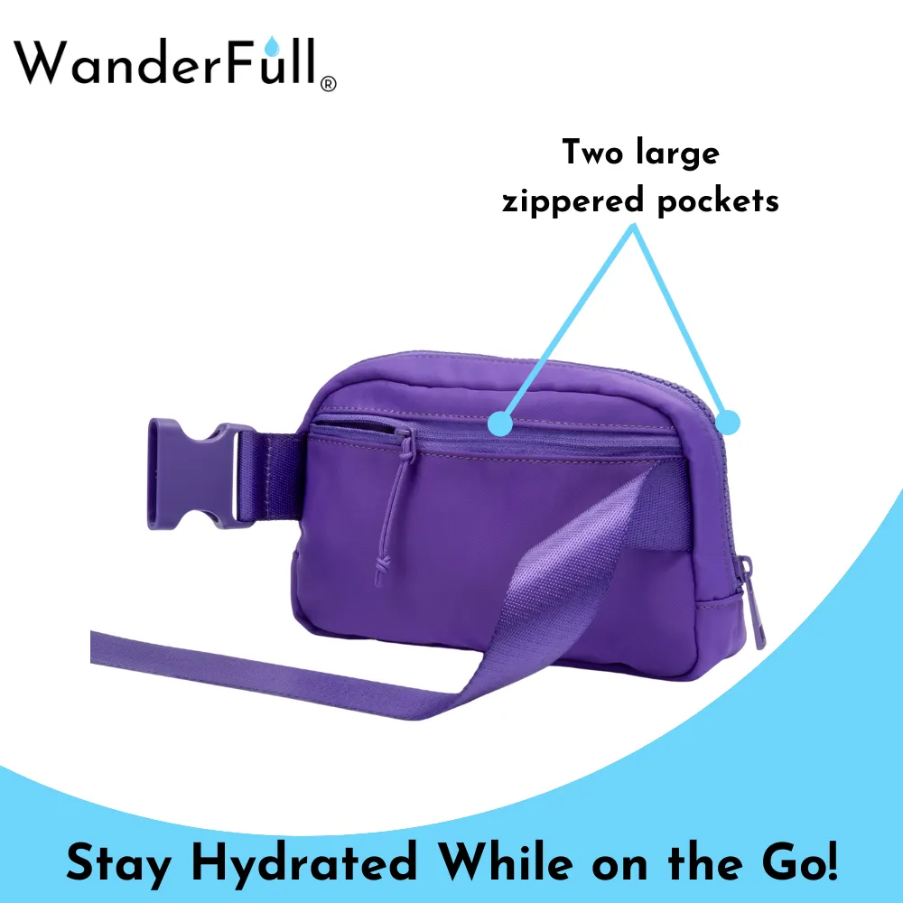 Purple HydroBeltbag® with Removable HydroHolster®