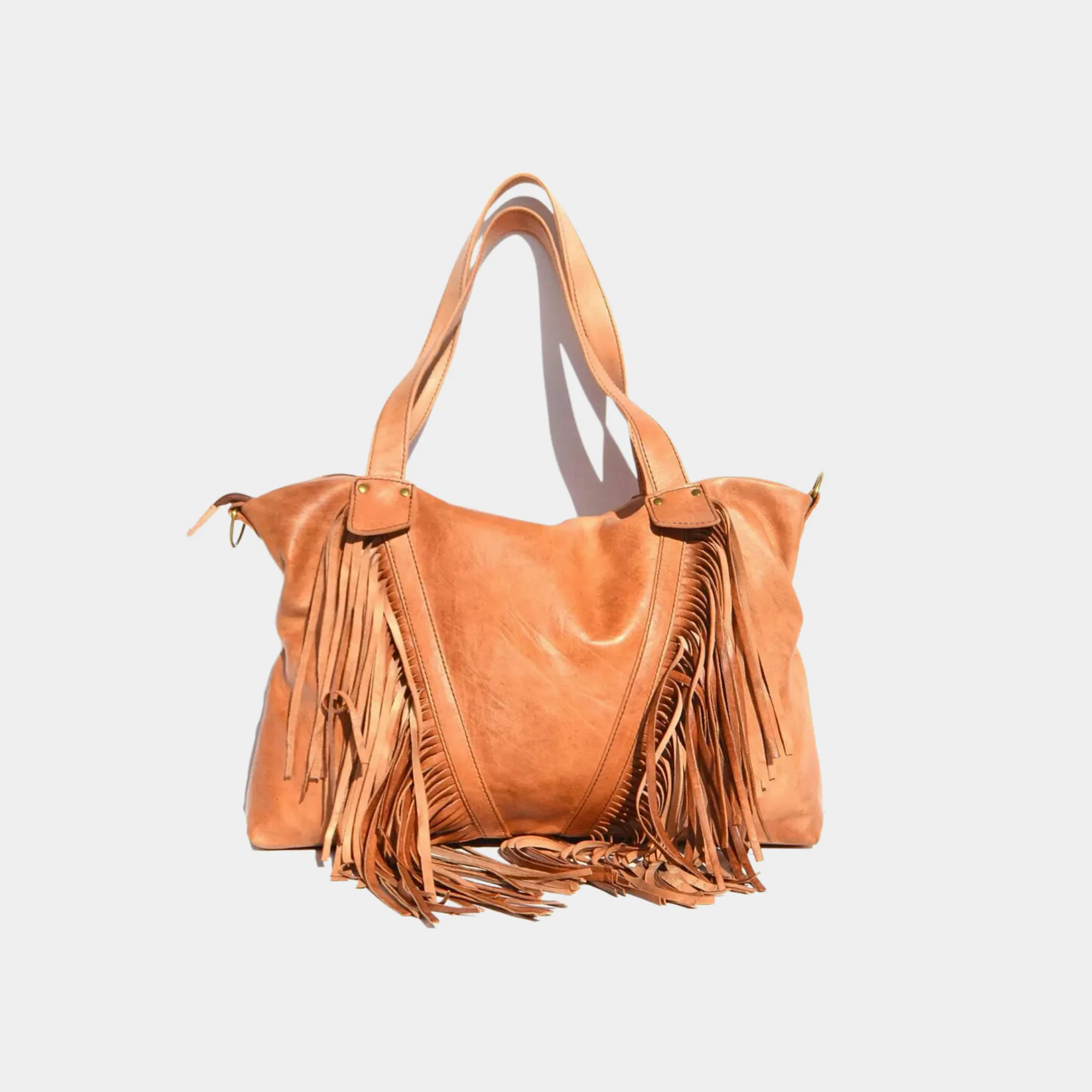 "Akira" fringe Cowhide Leather Bag