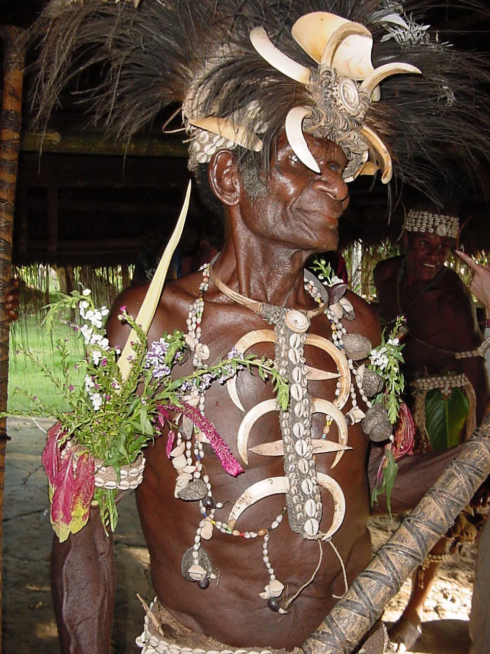 Rare Older & unique handmade primitive Tribal Dani Shaman Head hunter collecting Bag, Bride price Currency strap handle, Baliem Valley Artifact, Irian Jaya, West Papua. Collected in the 1900’s.