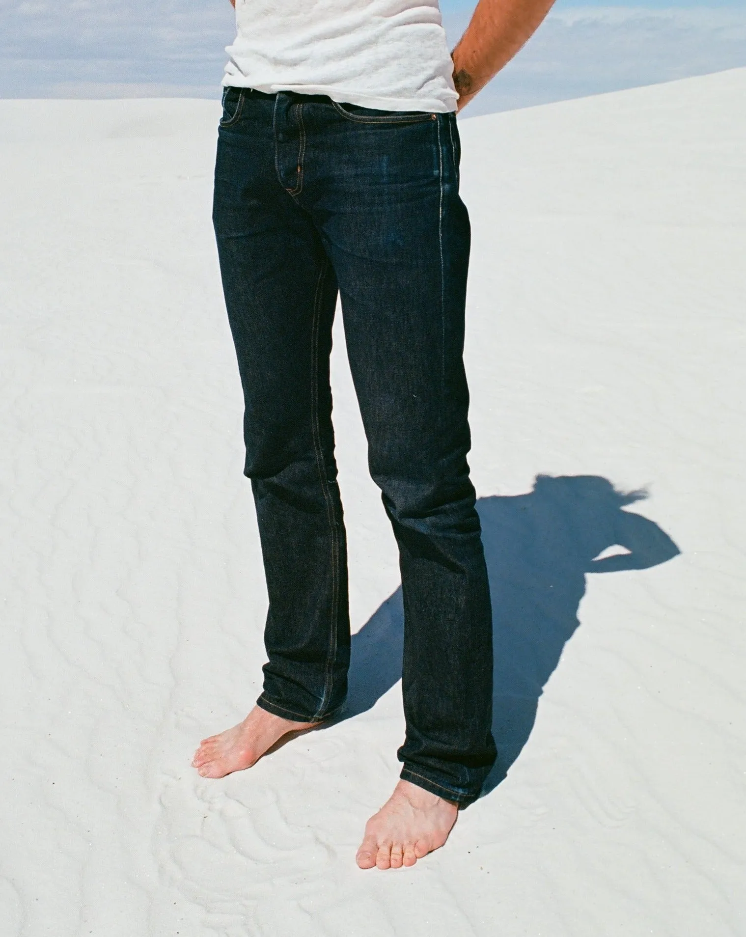 RAW STRAIGHT LEG JEANS