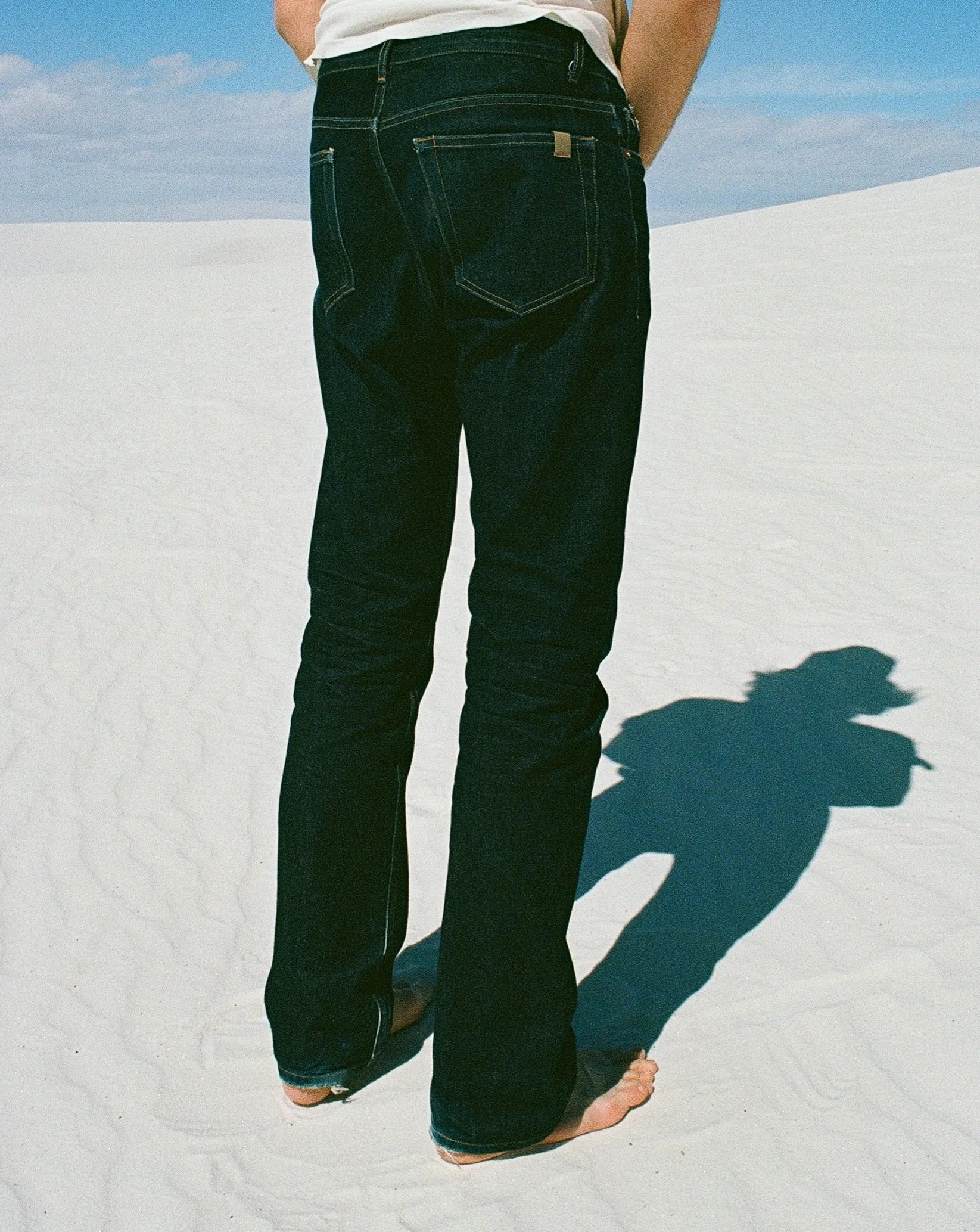 RAW STRAIGHT LEG JEANS